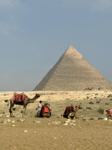 Riccardo Micanti Personal Travel Planner a Giza durante un viaggio in Egitto