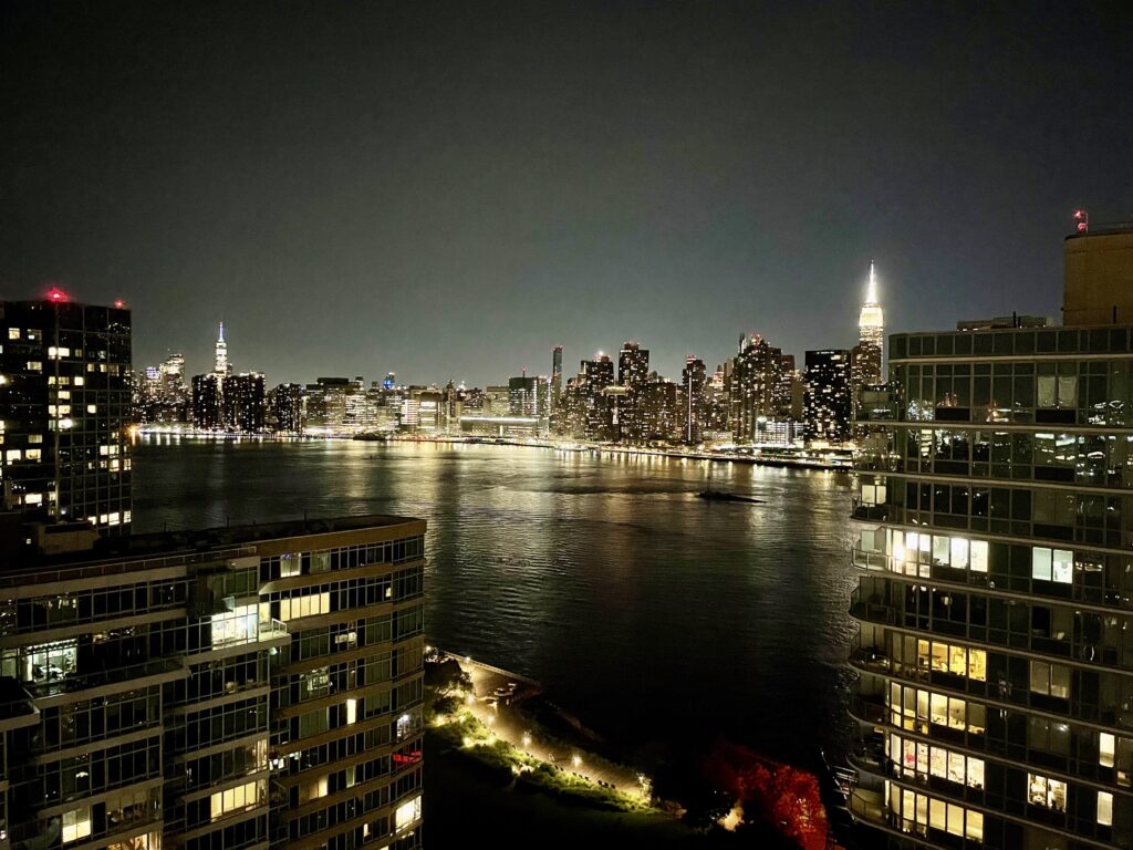 Manhattan view from my hotel room